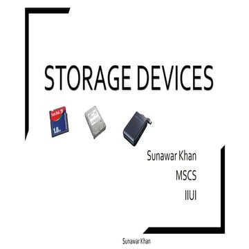 Secondary Storage