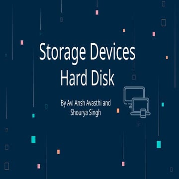 Storage Devices Class 9 Activity pptx nn