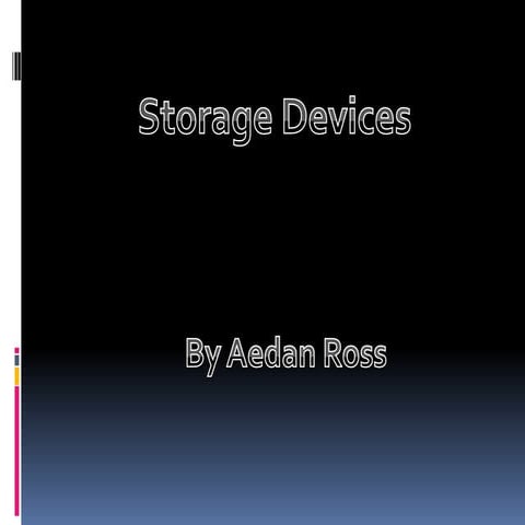 Storage devices powerpoint