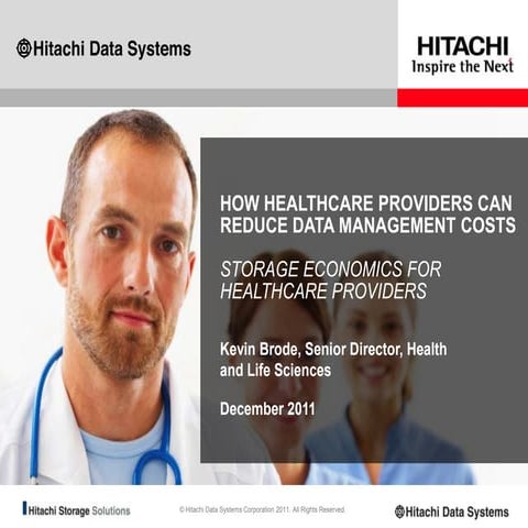 Storage economics for healthcare providers webinar