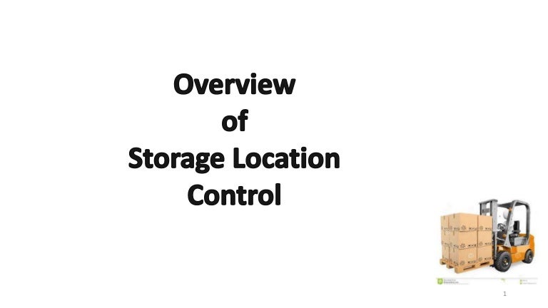 Storage Location Control In SAP WM