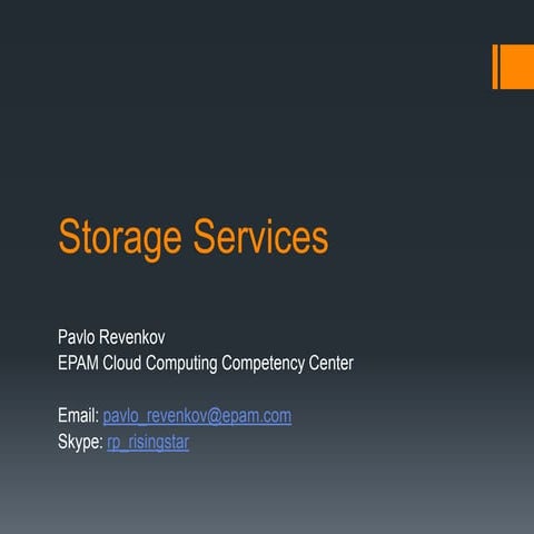 Storage Services