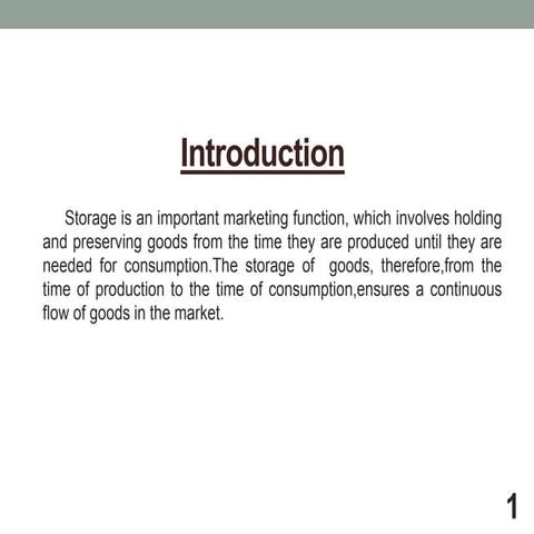 Storage structures | PPTX