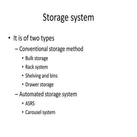 Storage system