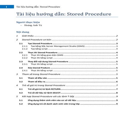 Stored procedure | PDF