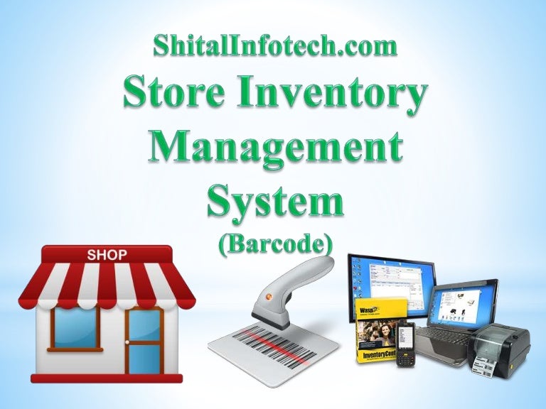 Store inventory system using barcode