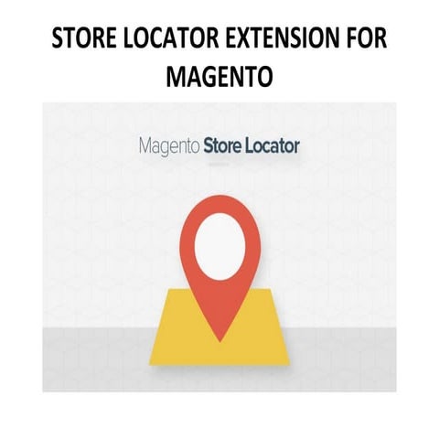 Store locator extension for magento