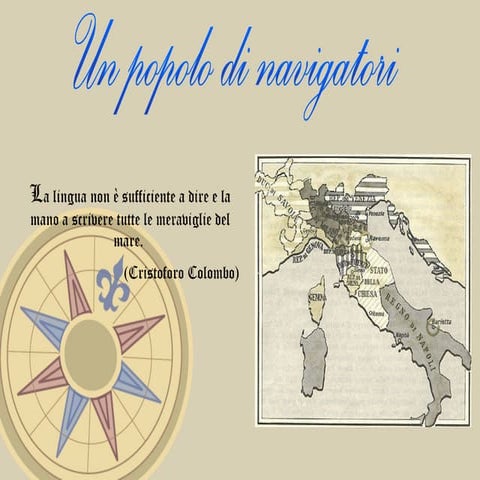 Un Popolo Di navigatori | PPT