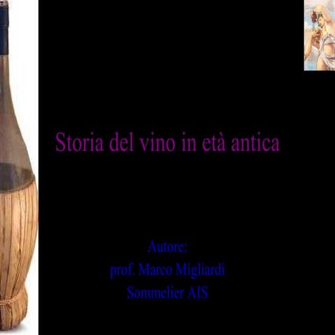 Storia del vino in età antica | PPT