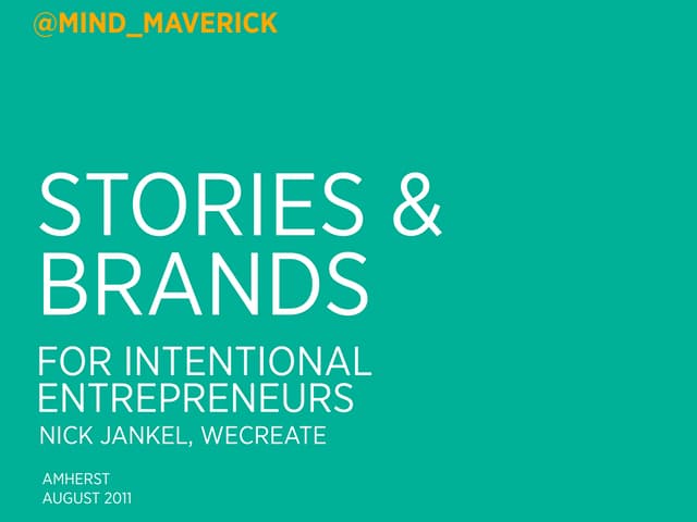 Enterprise Storytelling