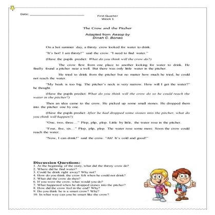 Grade Three K to 12 - Compilation of English Stories (First Quarter)