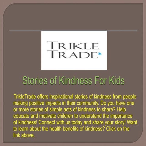 Stories of Kindness For Kids 