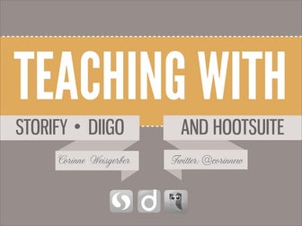 Teaching with Storify, Diigo and HootSuite