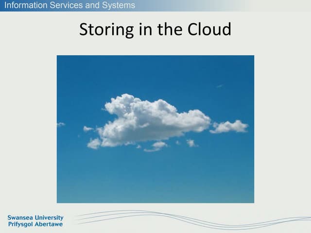Storing and sharing
