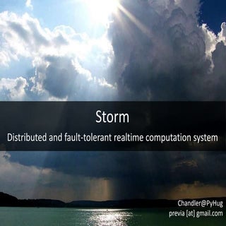 Introduction to Storm 