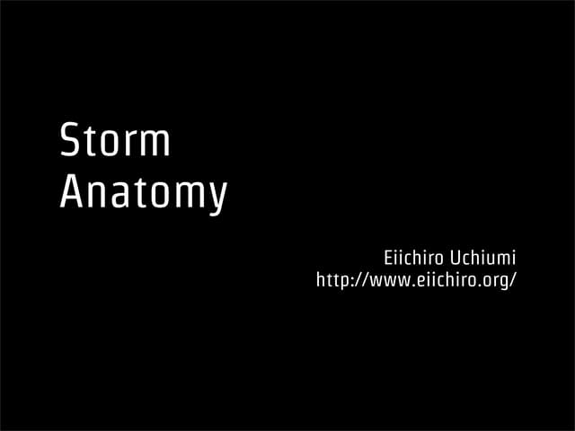 Storm Anatomy