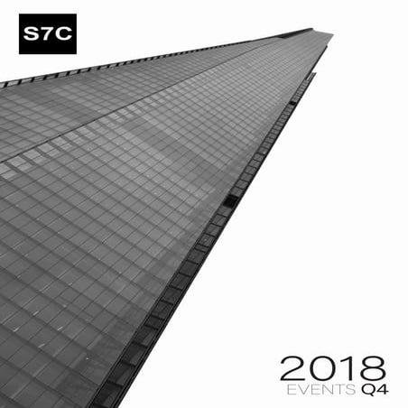 Storm-7 Consulting Q4 2018 Events Line Up