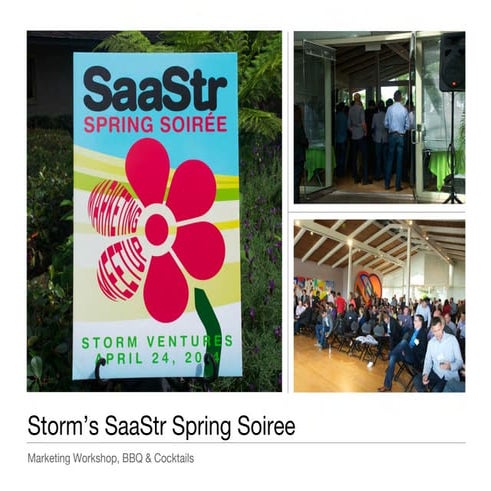 SaaStr Summer Social '14:  How to Hire a Great VP of Marketing @ Storm Ventures