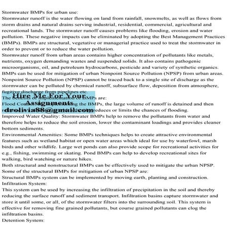 Stormwater BMPs for urban useStormwater runoff is the water flowi.pdf