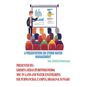 Storm water management by krishna sedai