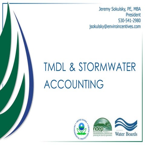 TMDL & Stormwater Accounting | PPTX