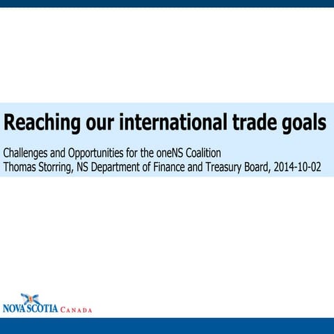 International Trade Orientation Short Version | PPT