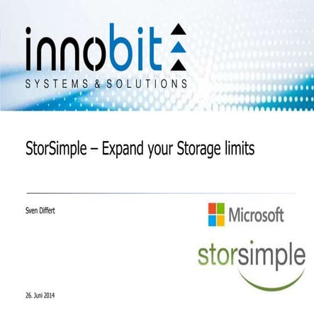 Storsimple overview.Microsoft.Walter.Pitrof | PPTX