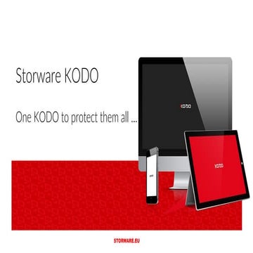 Storware KODO - Enterprise Endpoint Data Protection v3.6