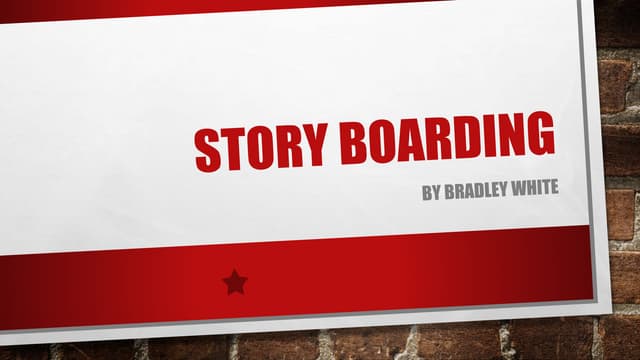 Story Boarding