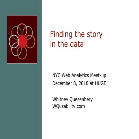 Finding the Story in the Data