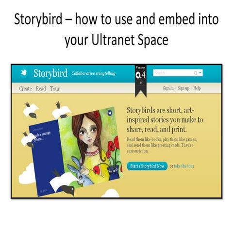 Collaborative Writing with Storybird