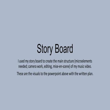 Story board