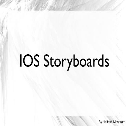 iOS storyboard | PDF