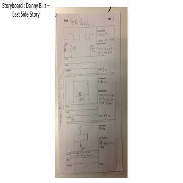 Storyboard: Danny Billz - East Side Story
