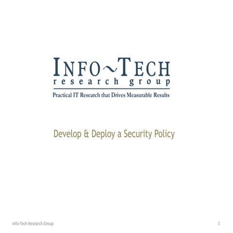 develop security policy