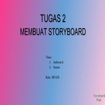 Storyboard suratmi-anderson