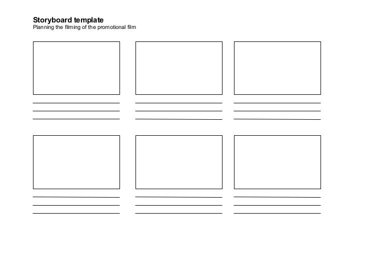 <strong>Creating Effective Storyboards</strong> 6 box storyboard template