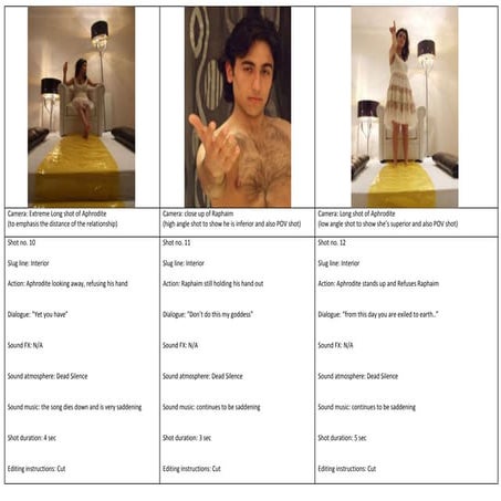 Storyboard 10-12shot