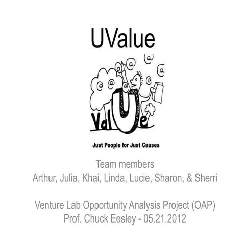 UValue – OAP Assignment