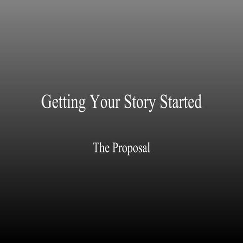 Storyboard and filming