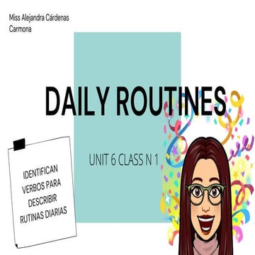 daily routines | PPTX