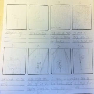 Horror Film Storyboard