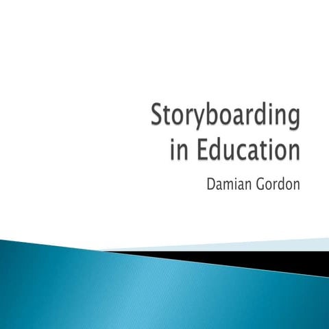 Storyboarding in Education
