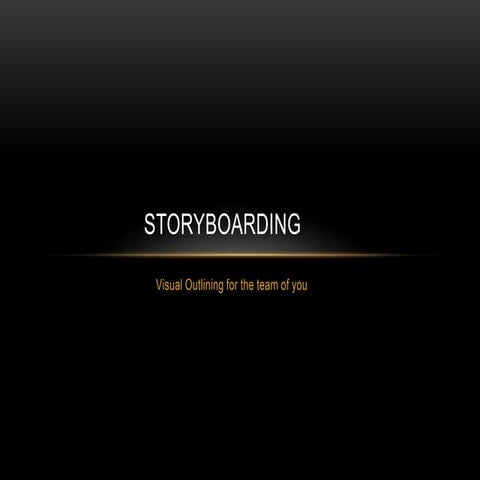 Front end and back end storyboarding