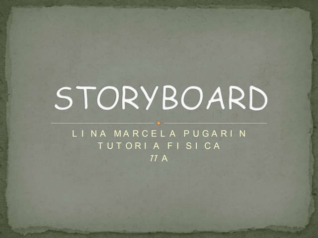 Storyboard mona