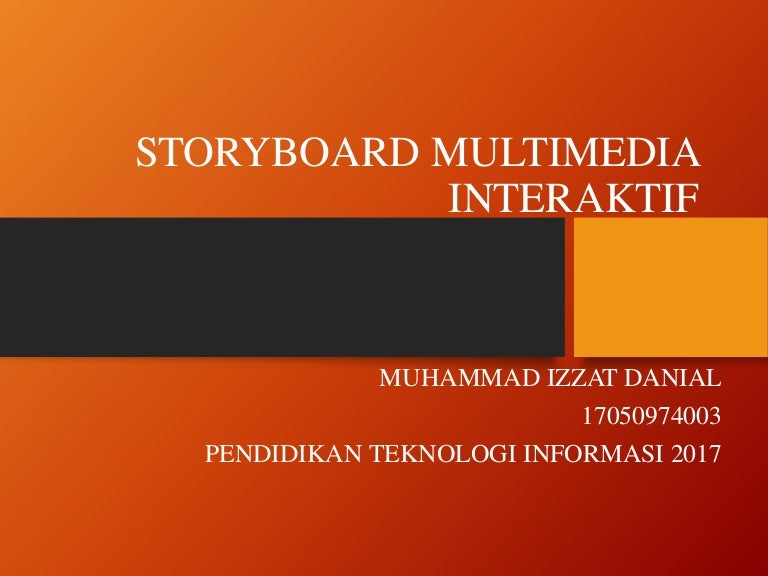 Storyboard multimedia interaktif uas