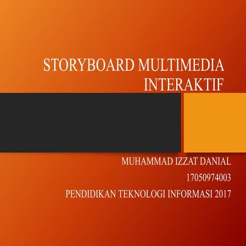 Storyboard multimedia interaktif uas