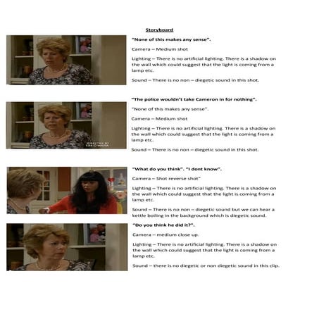 Storyboard of emmerdale storyline