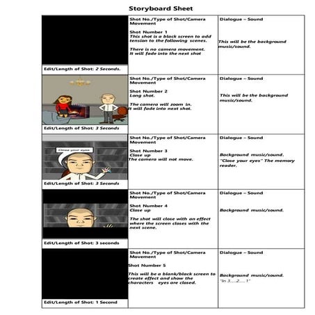 Storyboard Main Task