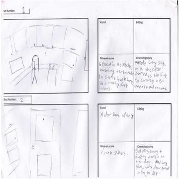 Storyboard for Media Short Film